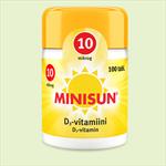 MINISUN D-VITAMIINI 10 MIKROG
